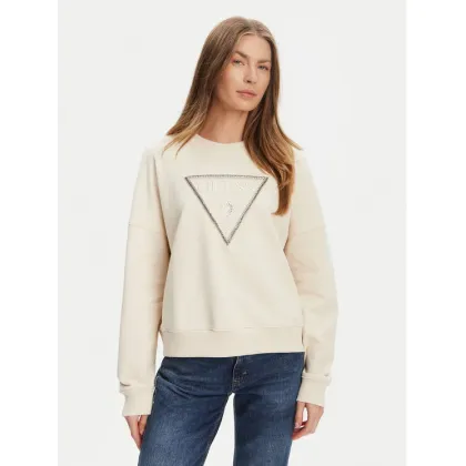 Zdjęcie Guess Bluza W5YQ04 KC8I0 Beżowy Regular Fit