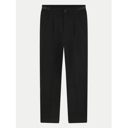 Zdjęcie Karl Lagerfeld Kids Spodnie materiałowe Z30264 S Czarny Regular Fit