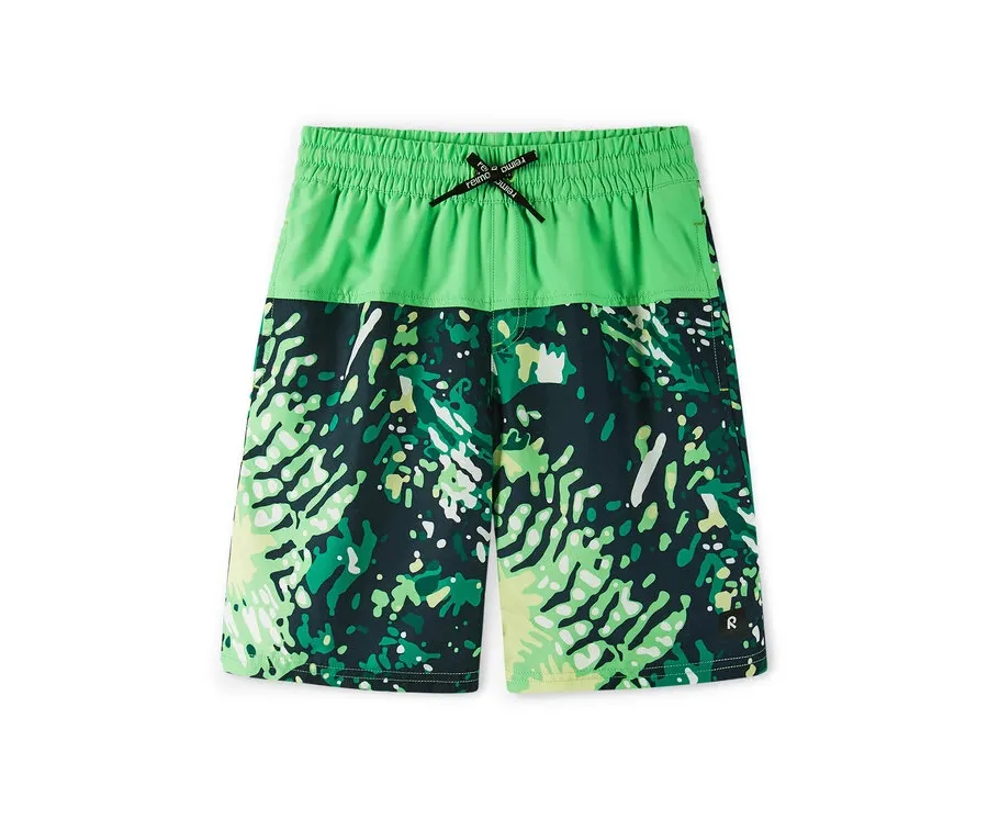 obrazek 1 Reima Szorty kąpielowe 5200155B Zielony Regular Fit