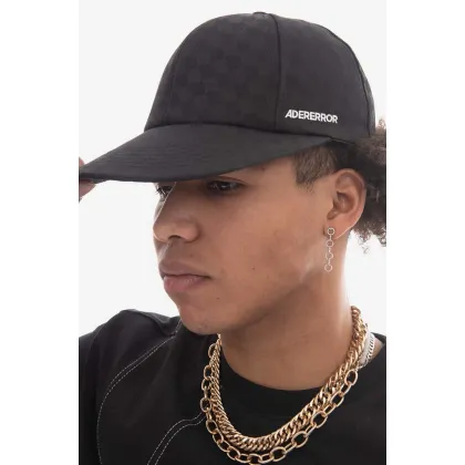 Zdjęcie Ader Error czapka z daszkiem kolor czarny z aplikacją BMADSSHW0206BK-BK