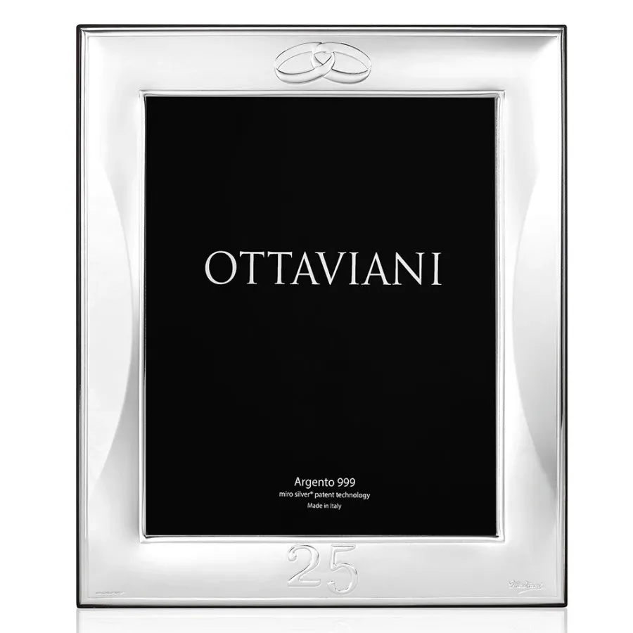 obrazek 2 Stylowa ramka na fotografie 9×13 cm „Srebrne gody”