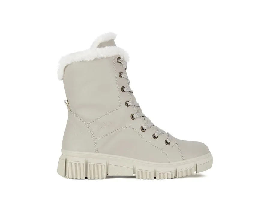 obrazek 1 Rieker Botki X3402-60 Beżowy