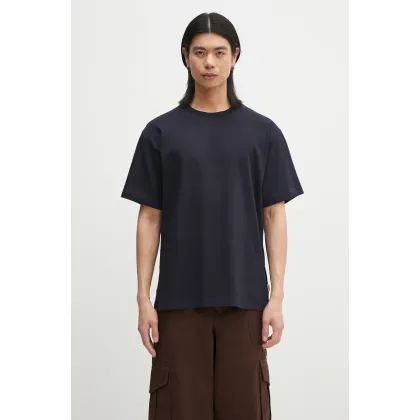 Zdjęcie Norse Projects t-shirt bawełniany Norse Standard Heavy Loose T-shirt męski kolor granatowy gładki N01.0679.7004