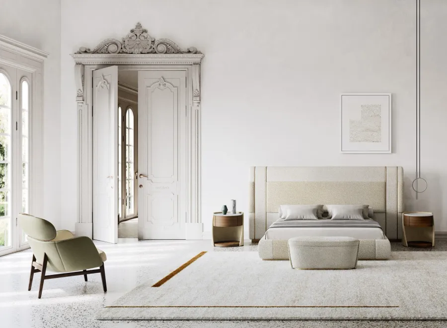 obrazek 3 Elegancka ławka w stylu modernistycznym z Włoch - do sypialni