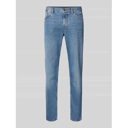 Zdjęcie Jeansy o kroju straight fit z 5 kieszeniami model ‘HARLEM’