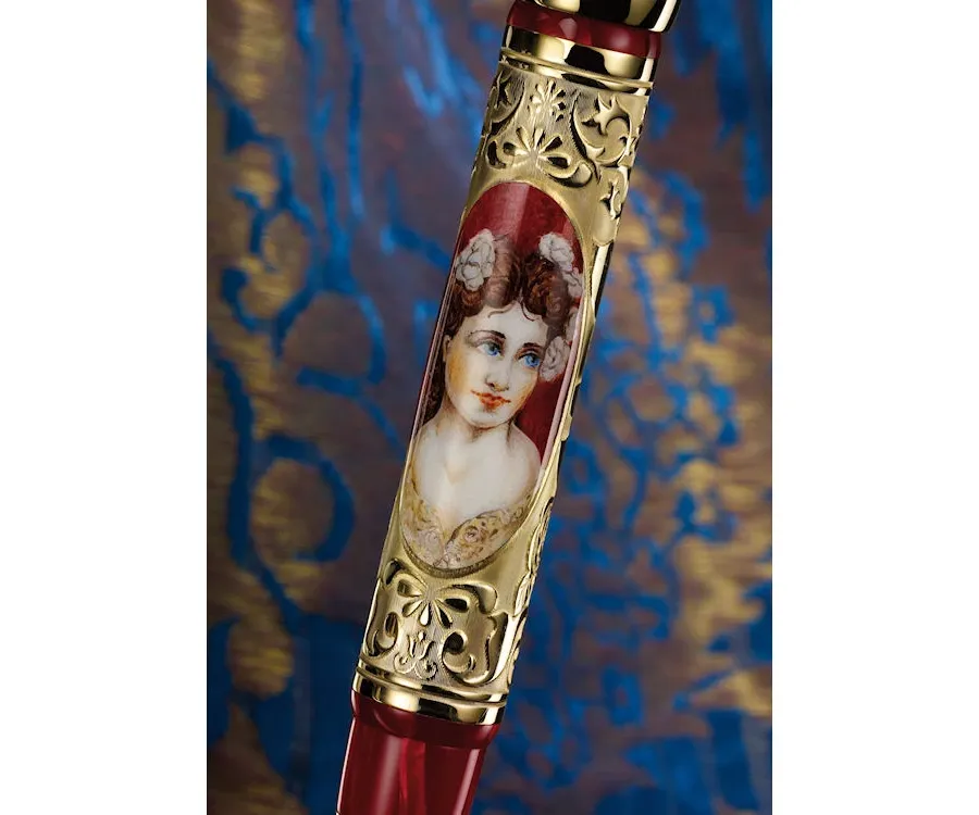 picture 3 Noble Gold/Celluloid Fountain Pen - Traviata - Serie Emozioni in Musica