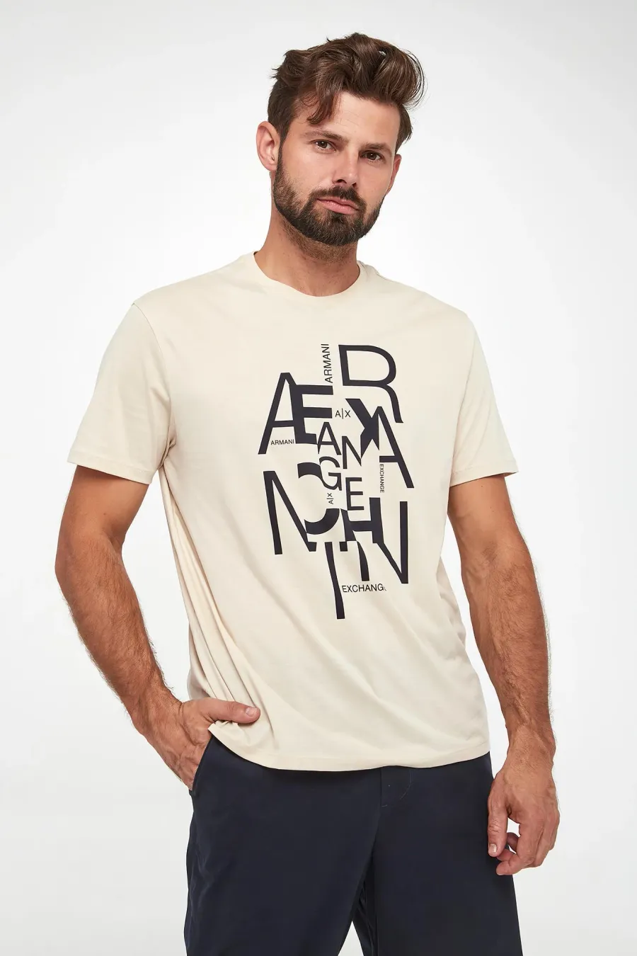 obrazek 1 T-shirt męski z logo ARMANI EXCHANGR Armani Exchange
