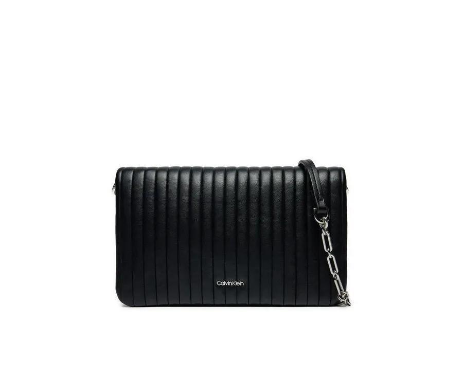 obrazek 1 Calvin Klein Torebka Mini Line Quilt Crossbody K60K613079 Czarny