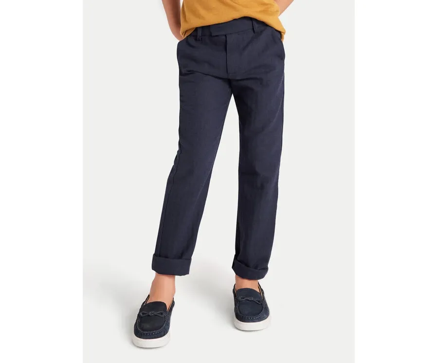 obrazek 1 Mayoral Spodnie materiałowe 6524 Granatowy Slim Fit