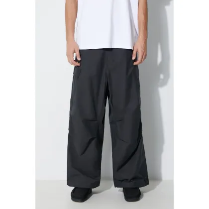 Zdjęcie Maharishi spodnie Oversized Tobi Cargo Snopants męskie kolor czarny w fasonie cargo 4615.BLACK