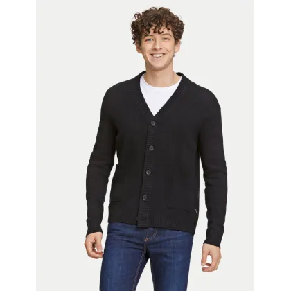 Zdjęcie Lindbergh Kardigan 30-800223 Czarny Comfort Fit