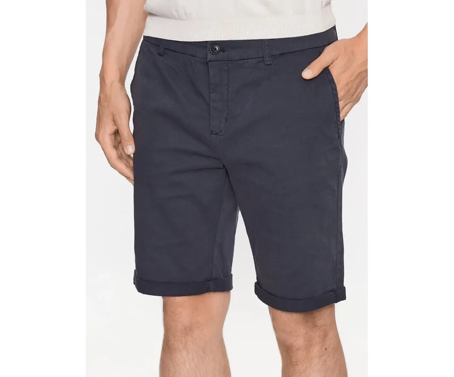 obrazek 1 Lindbergh Szorty materiałowe 30-505044 Niebieski Slim Fit