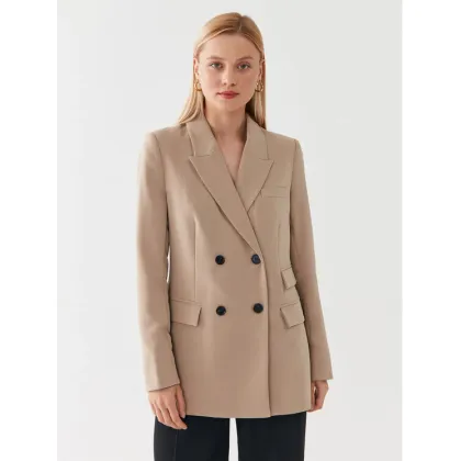 Zdjęcie Bruuns Bazaar Marynarka Brassica Linda BBW3307 Beżowy Regular Fit