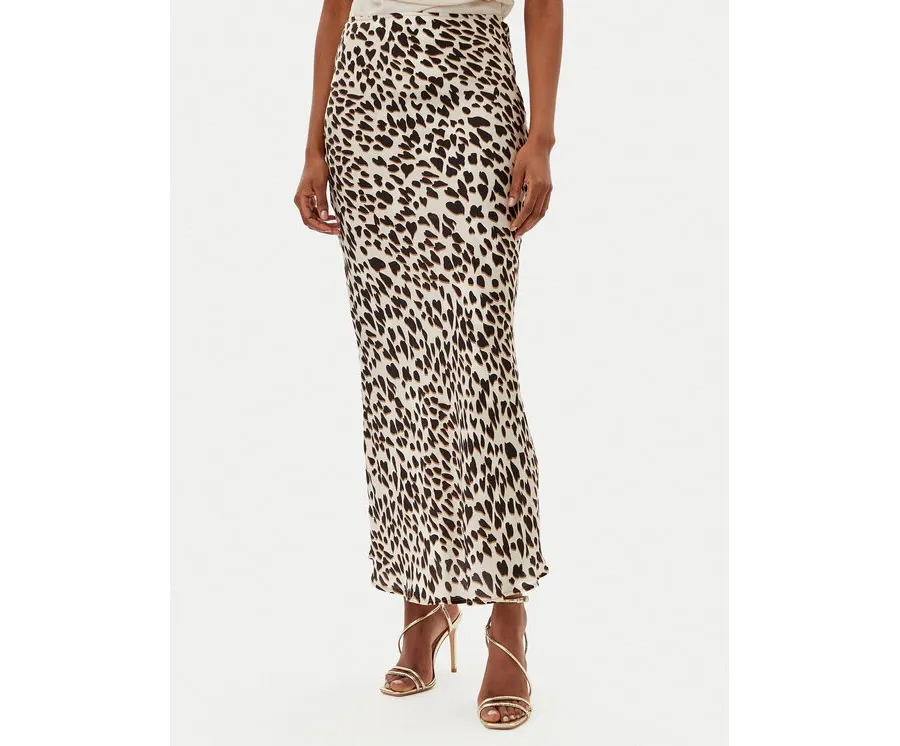 obrazek 1 Kontatto Spódnica maxi B3008C Beżowy Slim Fit