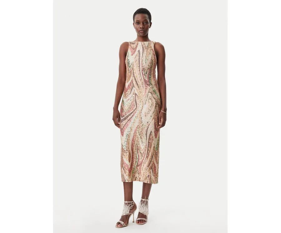obrazek 1 Lola Casademunt by Maite Sukienka koktajlowa MS2516006 Kolorowy Regular Fit
