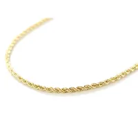Zdjęcie Elegancki łańcuszek unisex z żółtego złota (50 cm)