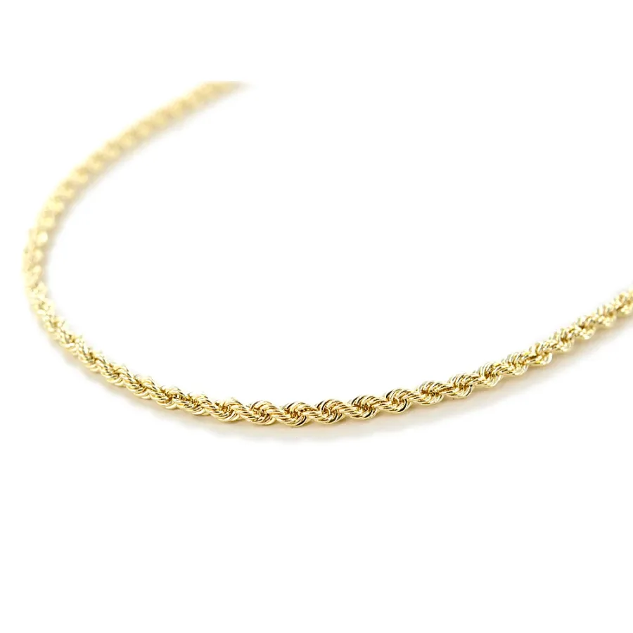 obrazek 1 Elegancki łańcuszek unisex z żółtego złota (50 cm)