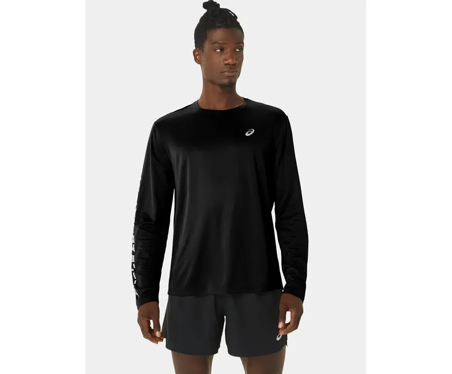 obrazek 1 Asics Longsleeve Katakana Ls 2011C758 Czarny Ahletic Fit