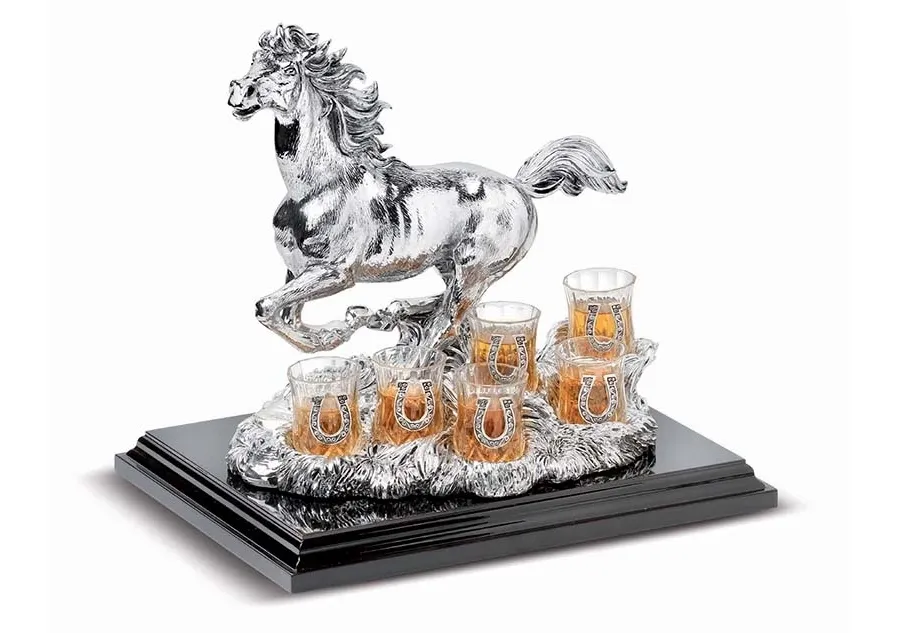 picture 1 Unique silver plated bar for alcohol