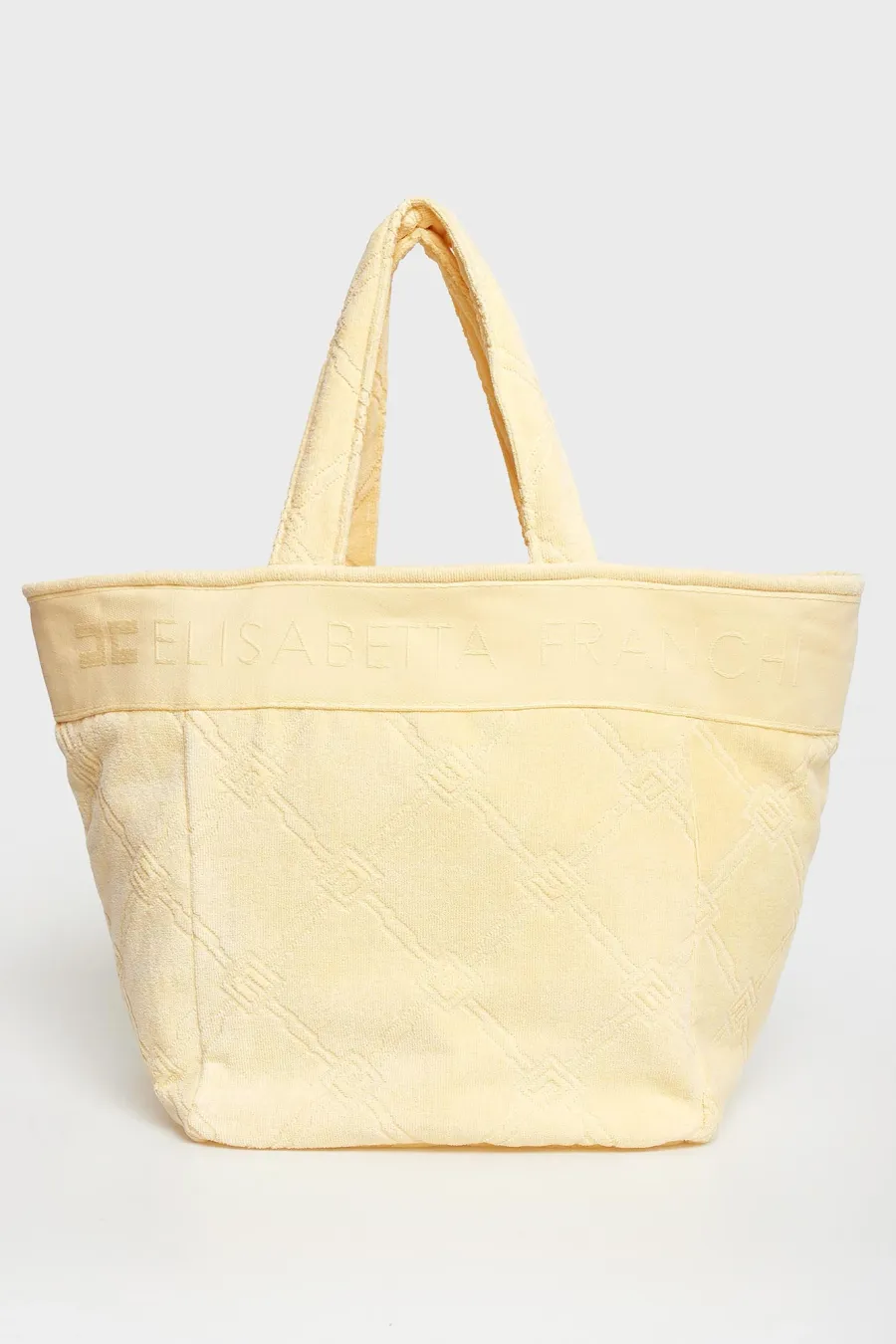 obrazek 1 Torebka z tkaniny frotte ELISABETTA FRANCHI Elisabetta Franchi