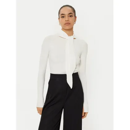 Zdjęcie MAX&Co. Sweter 2516361051200 Biały Slim Fit