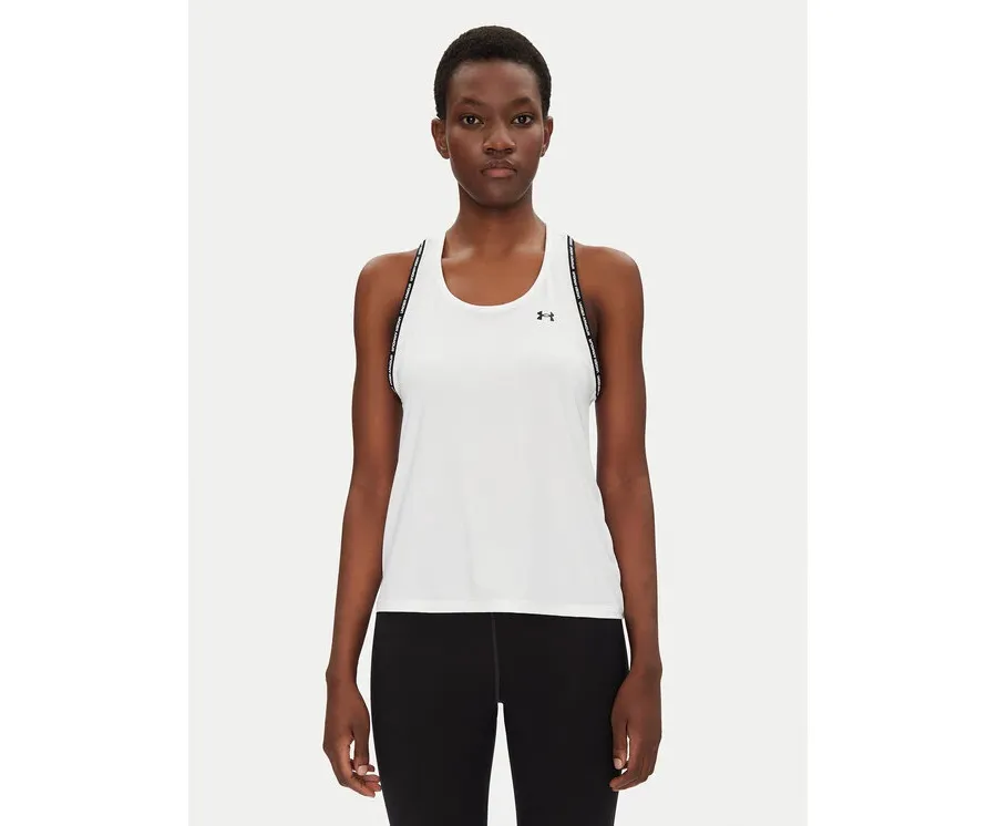 obrazek 1 Under Armour Top Tech Knockout 1389851 Biały Regular Fit