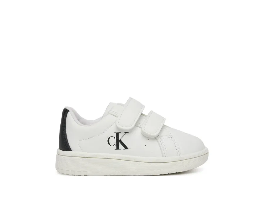 obrazek 1 Calvin Klein Jeans Sneakersy Low Cut Lace Velcro Sneaker V1X9-82080-1355 M Biały