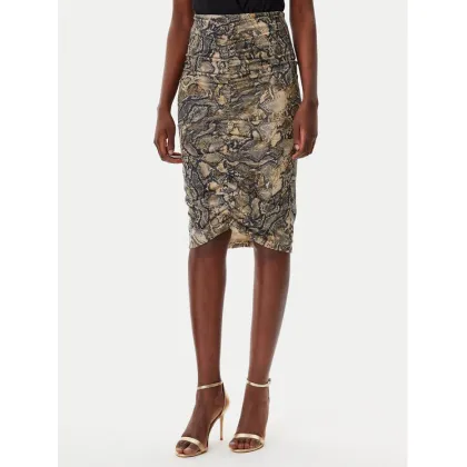 Zdjęcie Just Cavalli Spódnica ołówkowa 78PAE815 Brązowy Slim Fit