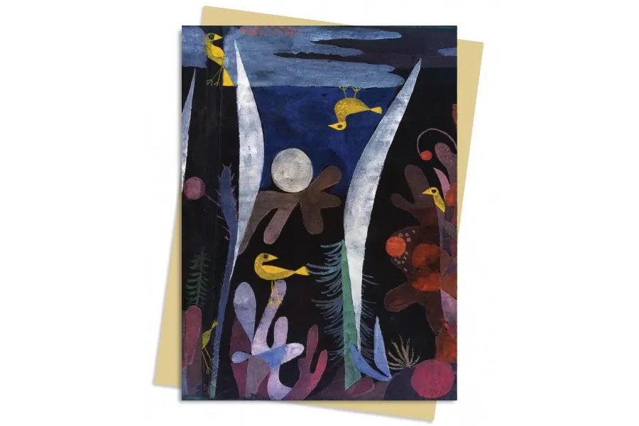 obrazek 1 Pakiet kartek na życzenia (Paul Klee: Pejzażowe żółte ptaki) - Flame Tree Publishing