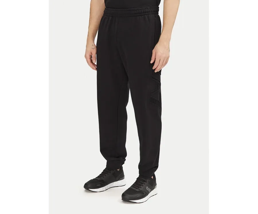 obrazek 1 EA7 Emporio Armani Spodnie dresowe 7M000154 AF10432 UC001 Czarny Regular Fit