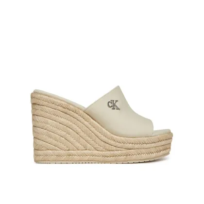 Zdjęcie Calvin Klein Jeans Espadryle Wedge Rope Slide Mg YW0YW01699 Écru