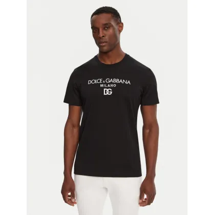 Zdjęcie Dolce&Gabbana T-Shirt G8PD7Z G7B9X Czarny Regular Fit