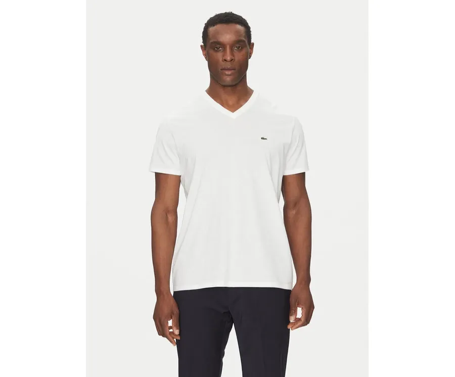 obrazek 1 Lacoste T-Shirt TH6710 Biały Regular Fit