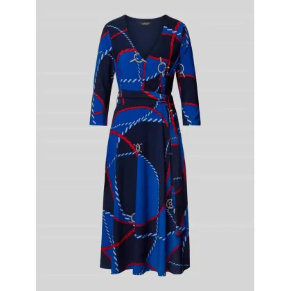 Zdjęcie LAUREN RALPH LAUREN Sukienka koktajlowa 250957730001 Granatowy