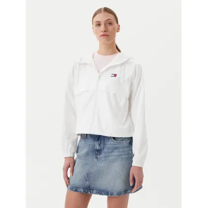 Zdjęcie Tommy Jeans Wiatrówka Essential DW0DW20672 Biały Relaxed Fit