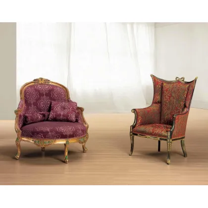 Zdjęcie Wyjątkowy fotel w stylu antycznym do salonu - Morello Gianpaolo