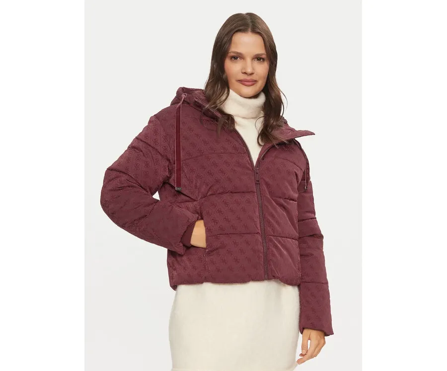 obrazek 1 Guess Kurtka przejściowa Daisy W4BL36 WGJZ0 Bordowy Regular Fit