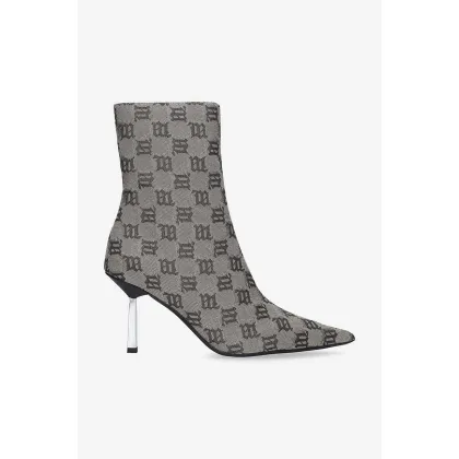 Zdjęcie MISBHV botki Sasha kolor beżowy 122BW927-MONOGRAM.B