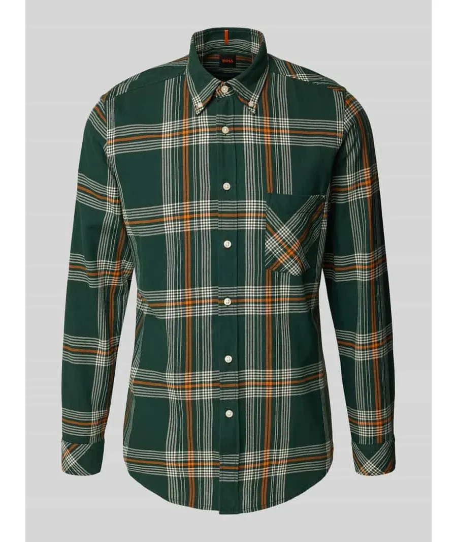 obrazek 1 Koszula casualowa o kroju regular fit z kołnierzykiem typu button down model ‘Rickert’