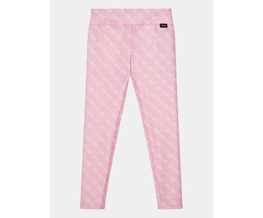 obrazek 1 Guess Legginsy J4RB02 MC01P Różowy Slim Fit