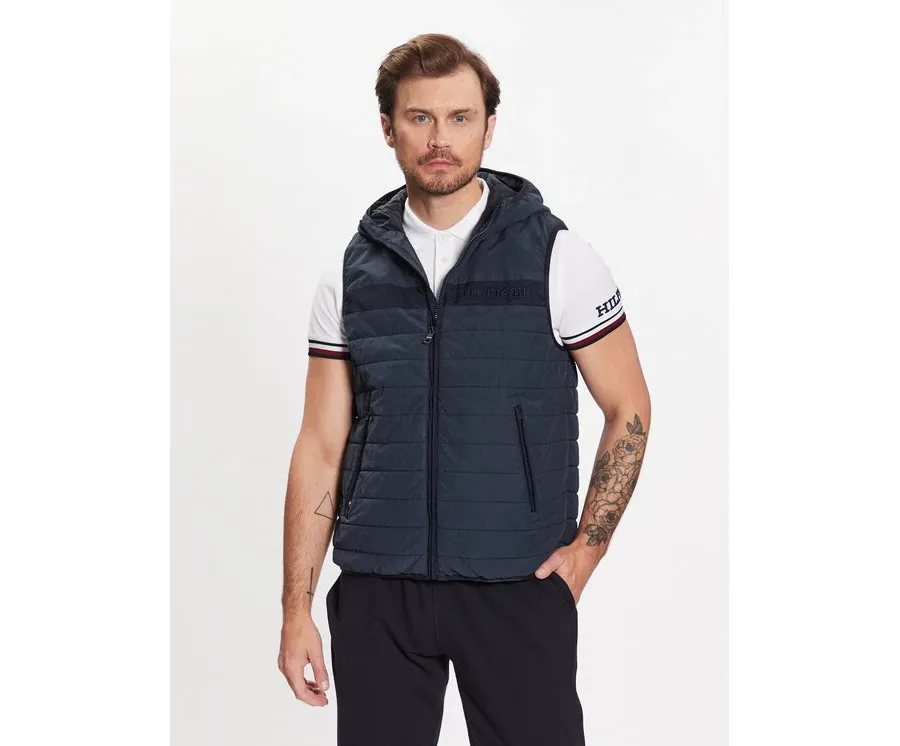 obrazek 1 Tommy Hilfiger Kamizelka MW0MW31637 Granatowy Regular Fit