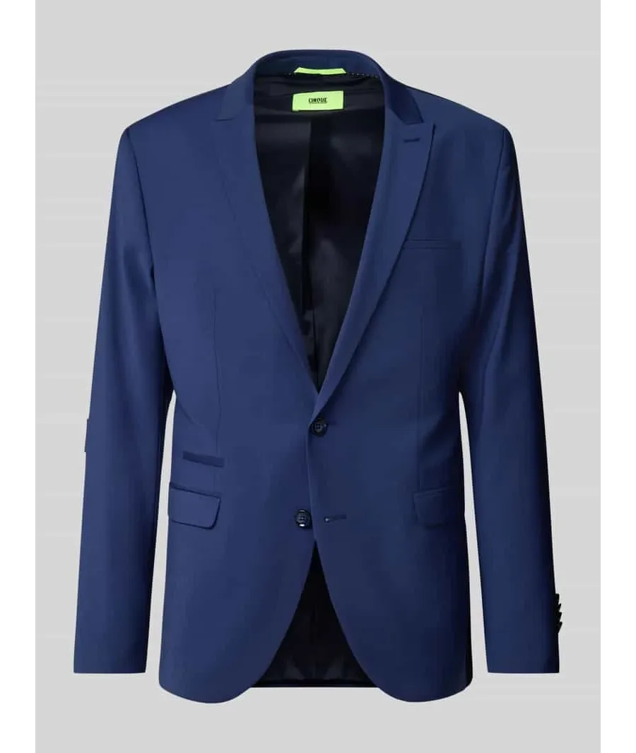 obrazek 1 Marynarka zapinana na 2 guziki o kroju slim fit z dodatkiem streczu model ‘CiCastello’ ‘CIPOWERSTRETCH’