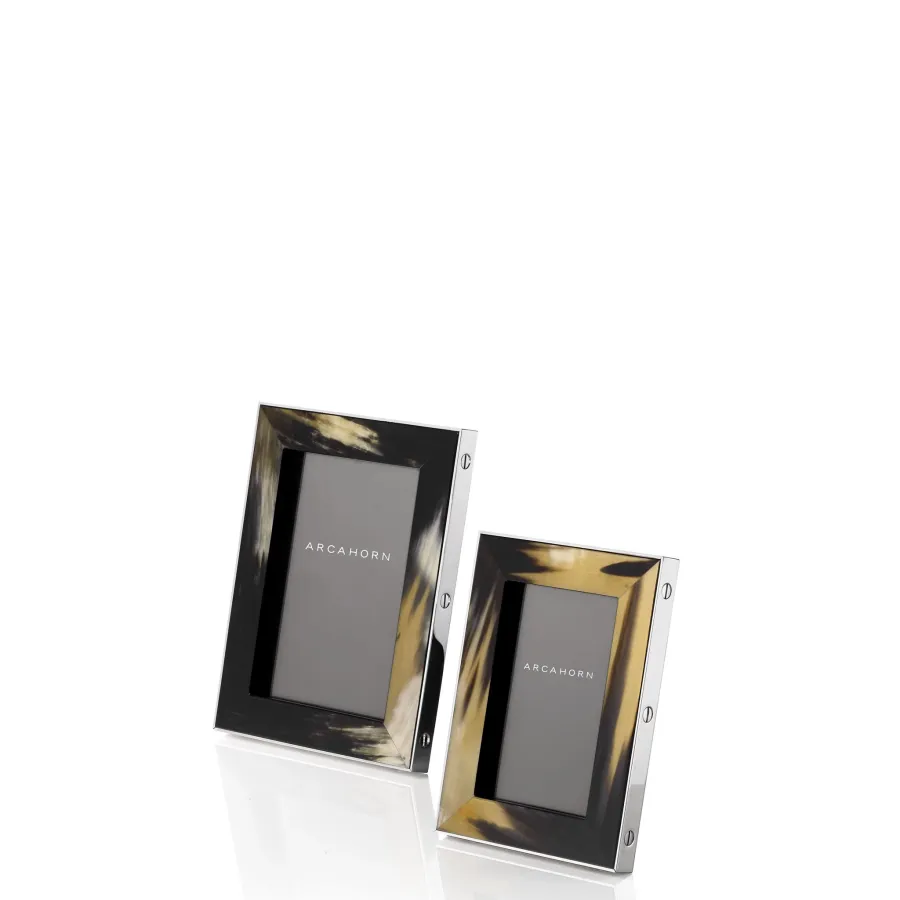picture 1 Exclusive dark corner photo frame and stainless steel rim - Arcahorn