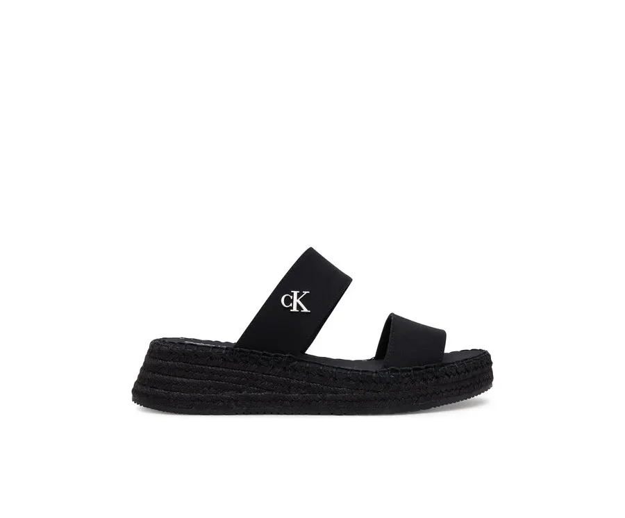 obrazek 1 Calvin Klein Jeans Espadryle Sporty Rope Mg Lth Webbing YW0YW01704 Czarny