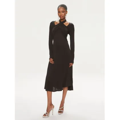 Zdjęcie Bruuns Bazaar Sukienka codzienna Galathea BBW3873 Czarny Slim Fit