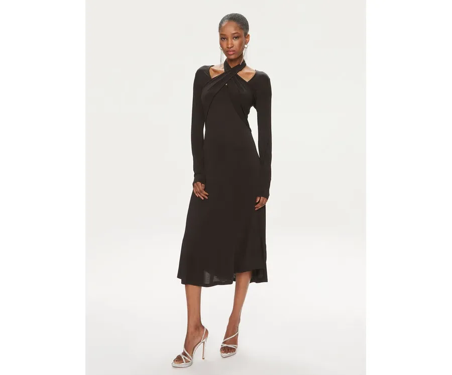 obrazek 1 Bruuns Bazaar Sukienka codzienna Galathea BBW3873 Czarny Slim Fit