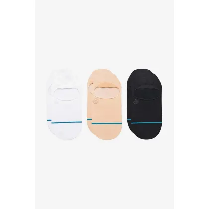 Zdjęcie Stance skarpetki Icon No Show 3-pack męskie kolor beżowy A145A23ICO-WHT