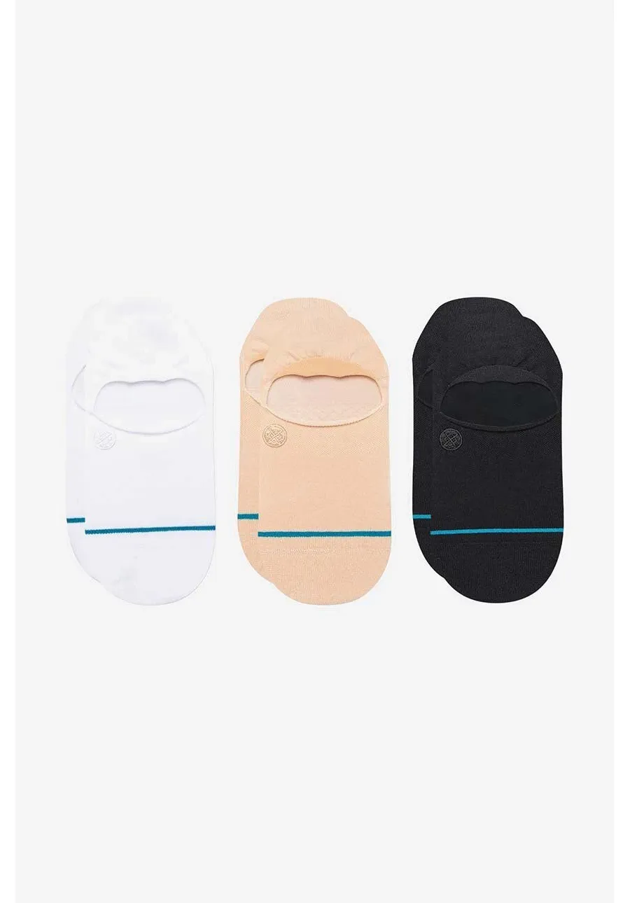 obrazek 1 Stance skarpetki Icon No Show 3-pack męskie kolor beżowy A145A23ICO-WHT