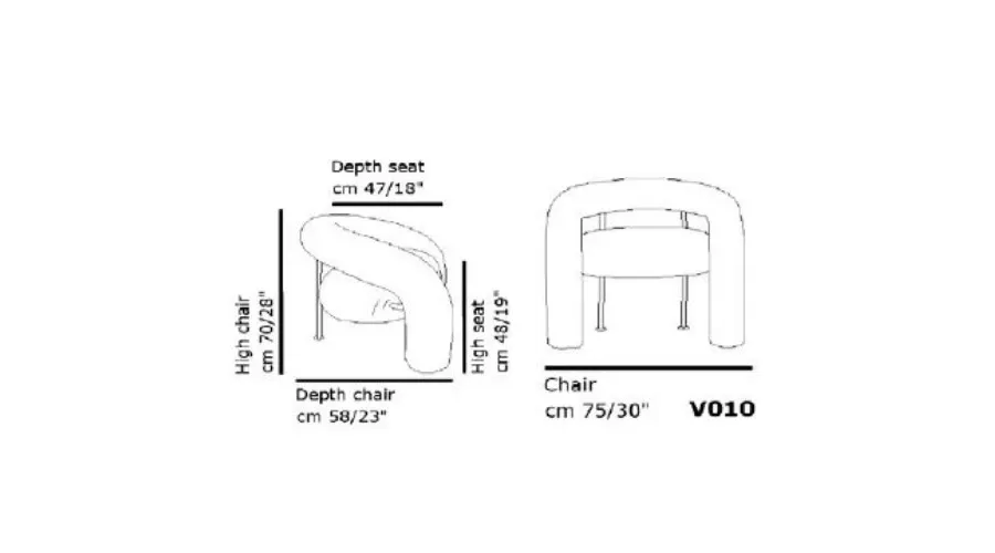 obrazek 3 Stylowy włoski fotel o wyjątkowym designie