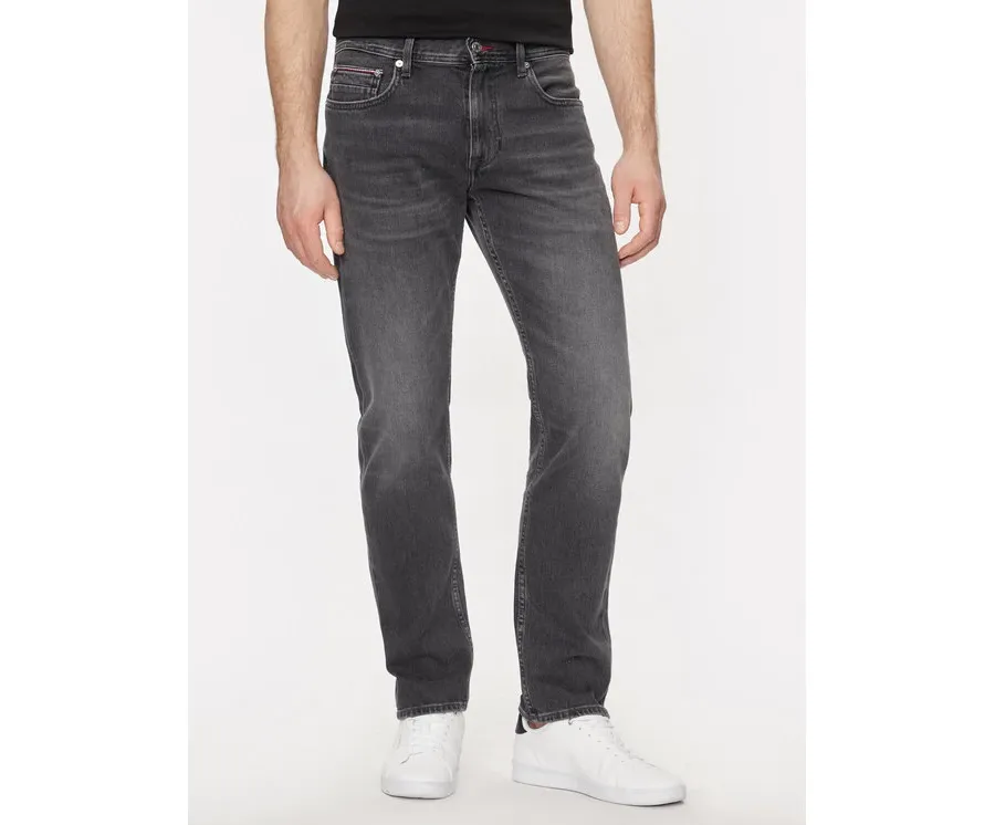 obrazek 1 Tommy Hilfiger Jeansy Merceer MW0MW35171 Szary Straight Fit
